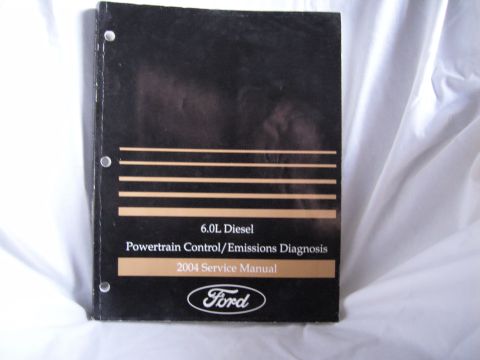 2007 Ford Mustang - Black front cover of the Ford 6.0L Diesel powertrain control and emissions diagnosis 2004 service manual.