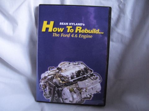 2007 Ford Mustang - Photograph of the Sean Hyland How To Rebuild the Ford 4.6 Engine DVD case, not a document page.