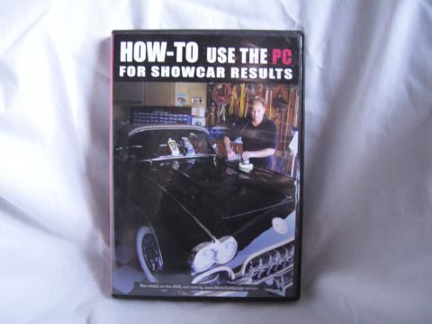 2007 Ford Mustang - Photograph of the How-To Use the PC for Showcar Results DVD case, not a document page.