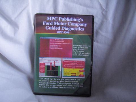 2007 Ford Mustang - Product photo of a DVD case for MPC Publishing's Ford Motor Company Guided Diagnostics, not a technical document.