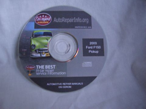 2007 Ford Mustang - Product photo of an automotive repair-manual CD disc, not a technical document.