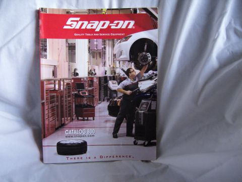 2007 Ford Mustang - Cover of Snap-on Catalog 800 sales literature, photographed on a sheet.