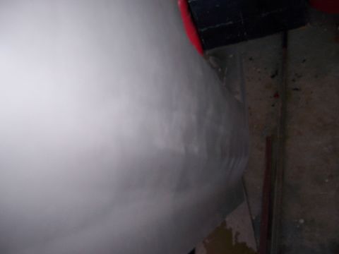 1991 Ford Bronco - Unpainted vehicle body panel, possibly for a project car.