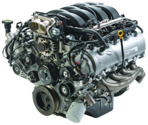 2007 Ford Mustang - This is a Ford V8 engine, likely from a Mustang, but the specific year is not definitively identifiable from the image alone.