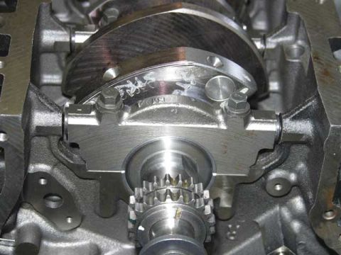 2007 Ford Mustang - Close-up photo of physical engine internals, not a technical document.