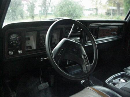 1979 Ford Bronco - The interior of a 1978 Ford Bronco shows a dashboard with gauges and a steering wheel.