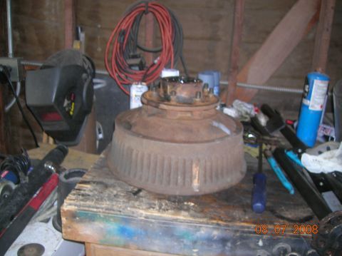 1985 Ford Bronco - hub and drum.