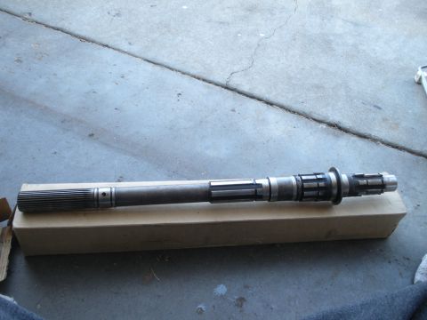 1972 Dodge Avenger - The only piece that made it out alive in that t-10 trans.. the 110deg mainshaft.