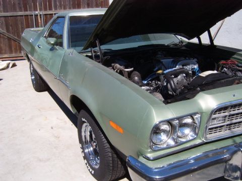 1973 Ford Ranchero - New 15x8 magnum 500,255-60-15 goodyear eagles