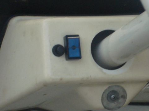 1983 Ford Bronco - I got a standard push button switch for the horn. i drilled a 1/2" hole for the switch and installed the switch.