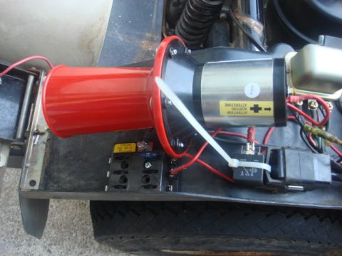 1983 Ford Bronco - i zip tied the relay to the coil pack so it will not bounce around. this worked great.