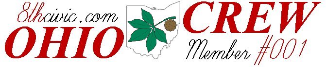 Ohio Crew Member #001 text graphic