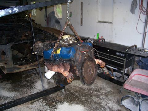 1970 Ford Ranchero - start of rebuild