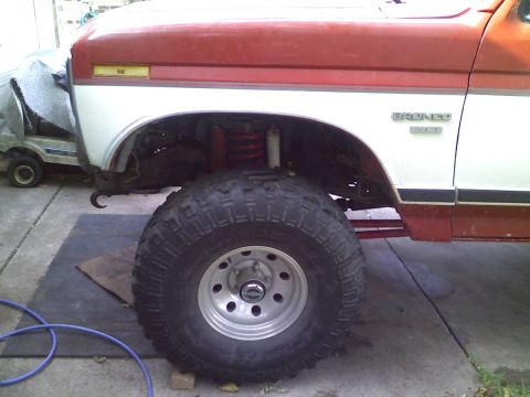 1986 Ford Bronco - Front trimmed
