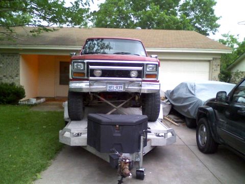 1986 Ford Bronco - Rear view. Ain't she beautiful?