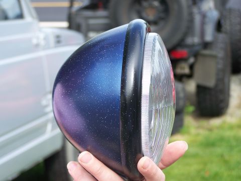 1988 Suzuki Samurai - headlight (over cast day)