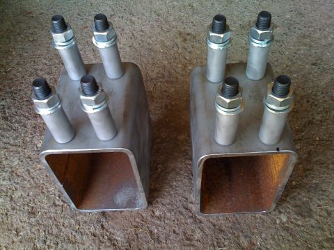 1984 Ford F-250 - 4" x 6" Drop Brackets