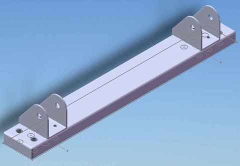 1984 Ford F-250 - 2 X 6 Cross Member and Brackets