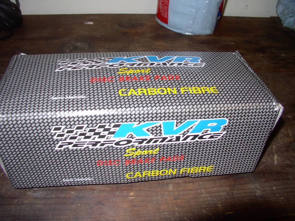 Carbon fiber pads are quieter than original and work very well to date
