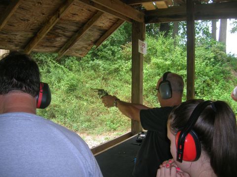 1996 Ford Bronco - Shooting at an outdoor range with friends.