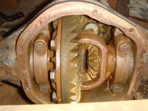 1992 Ford Bronco - Differential gears and housing, showing internal components and some visible part numbers.