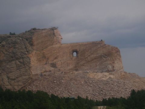 1996 Ford Bronco - The Crazy Horse Memorial is a mountain monument under construction in the Black Hills, South Dakota.