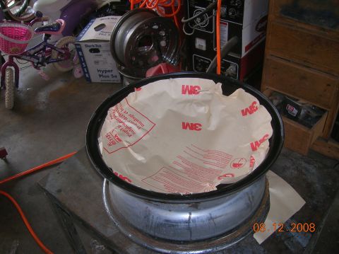 1985 Ford Bronco - protecting the wheel