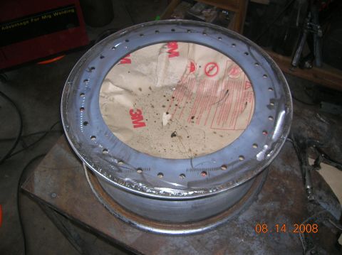 1985 Ford Bronco - second pass with the welder.