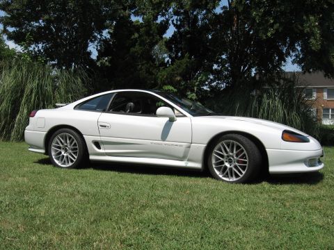 1992 Dodge Stealth - This 1992 Dodge Stealth RT/TT is shown in a three-quarter front view, highlighting its sporty design and "Twin Turbo" badging.
