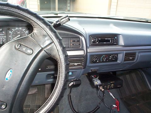1992 Ford Bronco - Cobra CB mount location