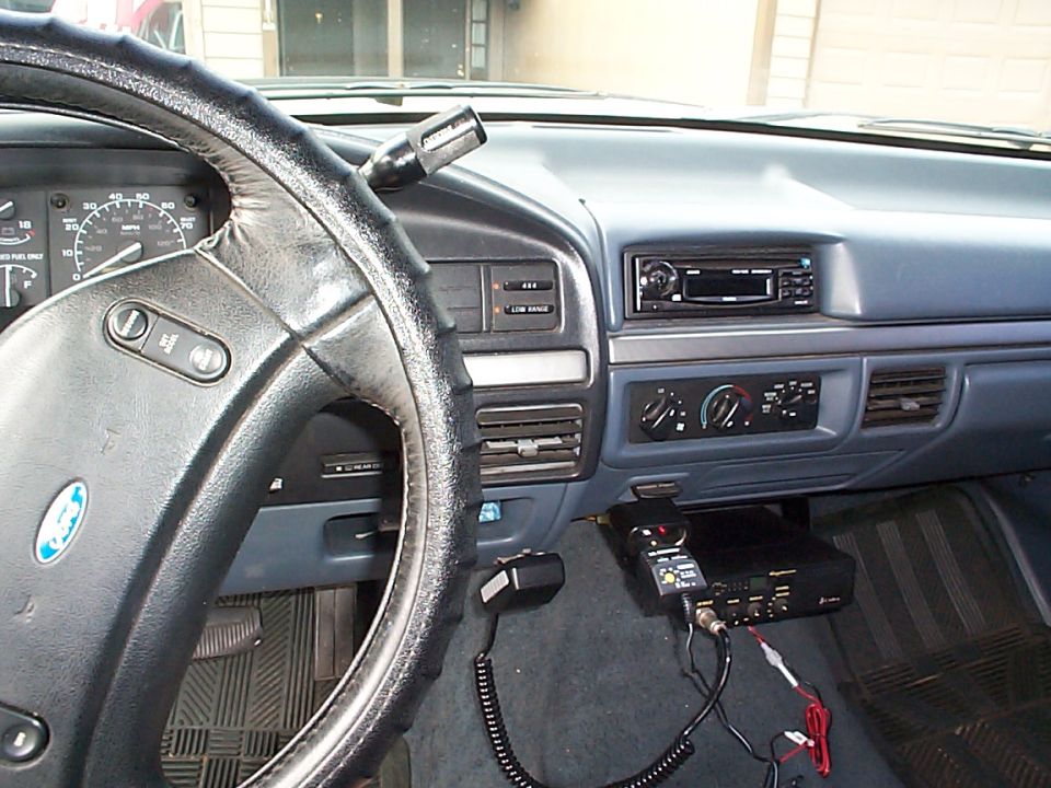 Cobra CB mount location