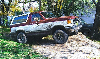 1991 Ford Bronco - After a day of playing in the mud.