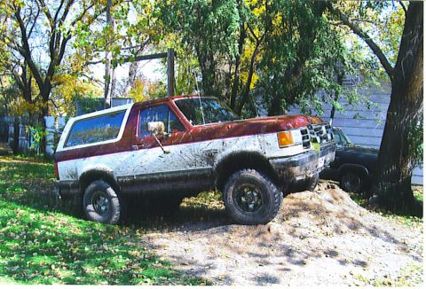 1991 Ford Bronco - After a day of playing in the mud.