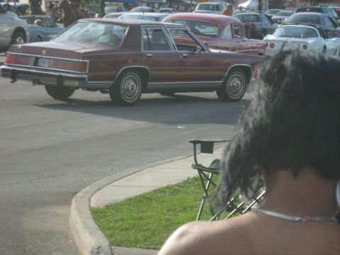 1988 Mercury Grand Marquis - wow. a rust free Merk on Woodward. and it has a rear sway bar!
