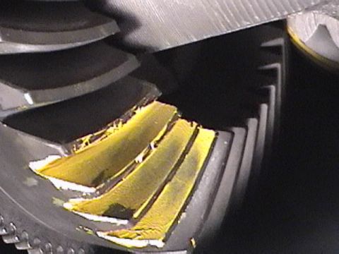 1991 Ford Bronco - Pic of the pattern I got when I put the 4.10s in.