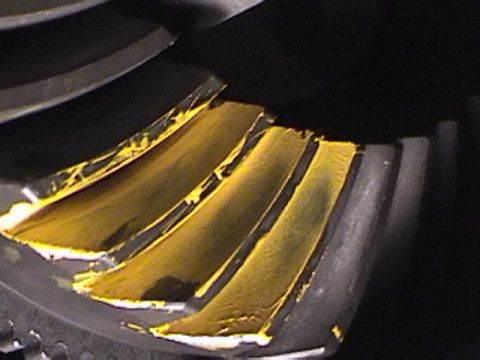 1991 Ford Bronco - Pic of the pattern I got when I put the 4.10s in.
