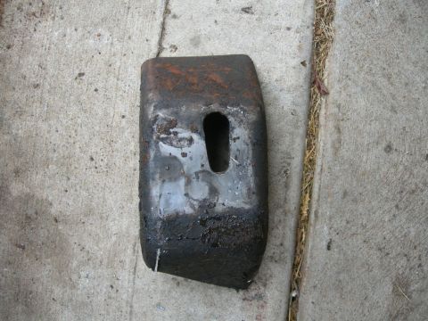 1984 Ford Bronco - Shiney is not good when the mount has been there. Drivers side mount plate.