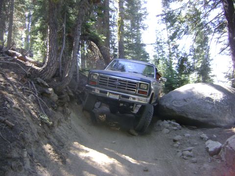 1986 Ford Bronco - Strawberry trail 8-16-08
