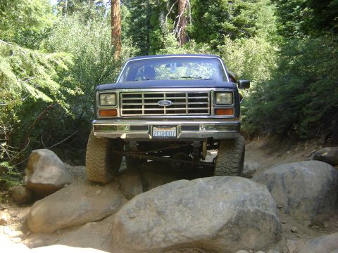 1986 Ford Bronco - Strawberry trail 8-16-08