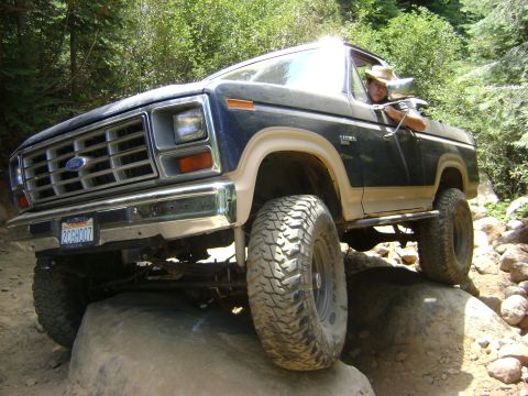 1986 Ford Bronco - Strawberry trail 8-16-08