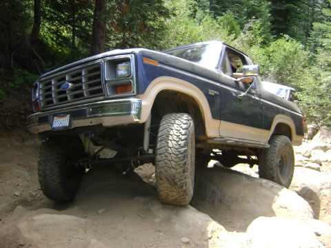 1986 Ford Bronco - Strawberry trail 8-16-08