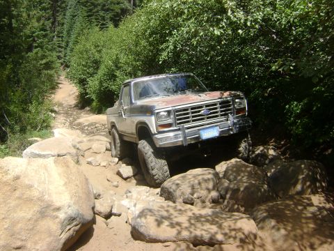 1986 Ford Bronco - Strawberry trail 8-16-08