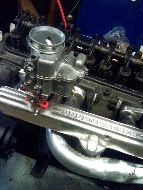 1953 Ford Mainline - The intake manifold is stamped with 'OFFENHAUSER', a brand known for performance parts.
