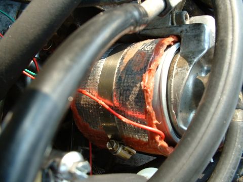 1984 Mercedes-Benz D-Class - home made heater around fuel filter