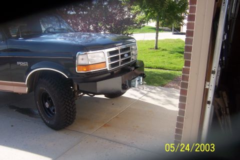 1996 Ford Bronco - new bumper