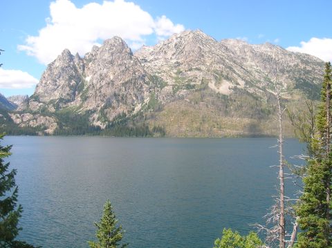 1996 Ford Bronco - Scenic view of a lake with mountains in the background.