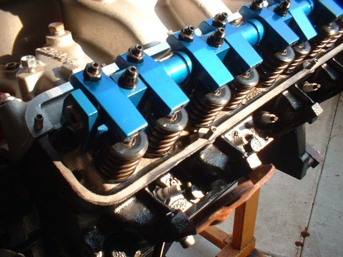 1957 Ford Custom Sedan - Comp Cams roller rocker arms, HD shafts and billet stands and ARP studs from "Pumpbuilder" aka; Precision Oil Pumps, Clovis, CA. Really goo…