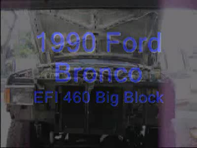 1990 Ford Bronco - Everything all mounted and bolted in. Breaking the new cam and lifters in so I could set the timing.