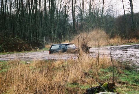 1995 Ford Bronco - Gotta Puddle jump,Oops,Deep puddle