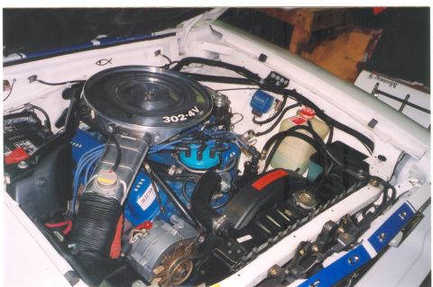 1975 Ford Mustang — The 302 4V V8 in my 76 Cobra II